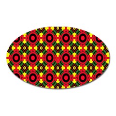 Abstract 44 Oval Magnet by ArtworkByPatrick