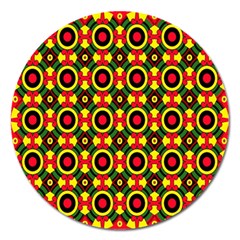 Abstract 44 1 Magnet 5  (round) by ArtworkByPatrick