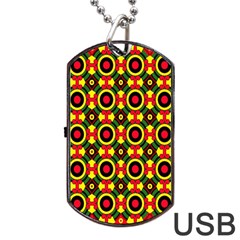 Abstract 44 1 Dog Tag Usb Flash (one Side) by ArtworkByPatrick