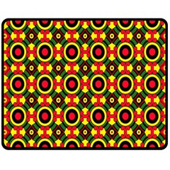 Abstract 44 1 Double Sided Fleece Blanket (medium)  by ArtworkByPatrick