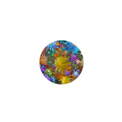 Apo Flower Power  1  Mini Buttons by WolfepawFractals