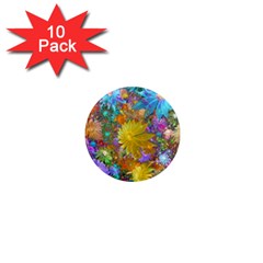 Apo Flower Power  1  Mini Magnet (10 Pack)  by WolfepawFractals