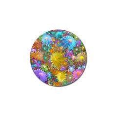 Apo Flower Power  Golf Ball Marker (4 Pack) by WolfepawFractals