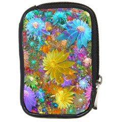 Apo Flower Power  Compact Camera Leather Case by WolfepawFractals