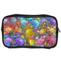 Apo Flower Power  Toiletries Bag (one Side) by WolfepawFractals