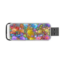 Apo Flower Power  Portable Usb Flash (one Side) by WolfepawFractals