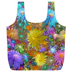 Apo Flower Power  Full Print Recycle Bag (xl) by WolfepawFractals