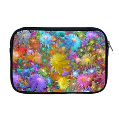 Apo Flower Power  Apple Macbook Pro 17  Zipper Case by WolfepawFractals