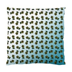 Blue Gradient Flower Standard Cushion Case (two Sides) by snowwhitegirl