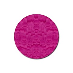 Love To One Color To Love Rubber Round Coaster (4 Pack)  by pepitasart