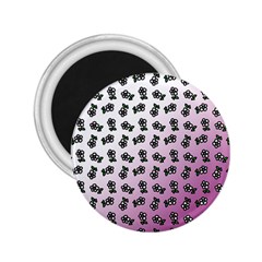 Magenta Gradient Flower 2 25  Magnets by snowwhitegirl