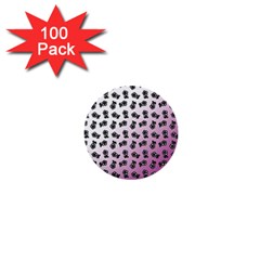 Magenta Gradient Flower 1  Mini Buttons (100 Pack)  by snowwhitegirl