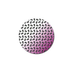 Magenta Gradient Flower Golf Ball Marker by snowwhitegirl