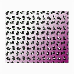 Magenta Gradient Flower Small Glasses Cloth by snowwhitegirl