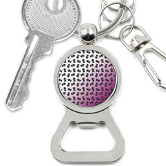 Magenta Gradient Flower Bottle Opener Key Chain by snowwhitegirl