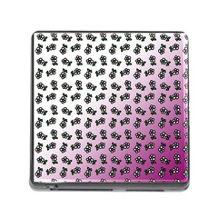 Magenta Gradient Flower Memory Card Reader (square 5 Slot) by snowwhitegirl