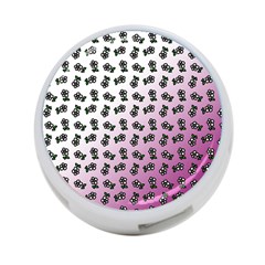 Magenta Gradient Flower 4-port Usb Hub (one Side) by snowwhitegirl