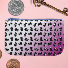 Magenta Gradient Flower Large Coin Purse by snowwhitegirl