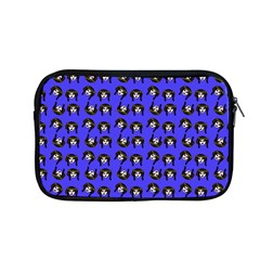 Retro Girl Daisy Chain Pattern Blue Apple Macbook Pro 13  Zipper Case by snowwhitegirl