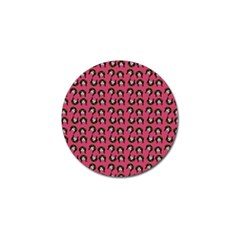 Retro Girl Daisy Chain Pattern Pink Golf Ball Marker (10 Pack) by snowwhitegirl