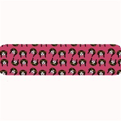 Retro Girl Daisy Chain Pattern Pink Large Bar Mats by snowwhitegirl