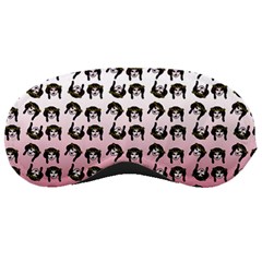 Retro Girl Daisy Chain Pattern Sleeping Mask by snowwhitegirl