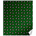 Retro Girl Daisy Chain Pattern Green Canvas 20  x 24  19.57 x23.15  Canvas - 1