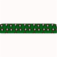 Retro Girl Daisy Chain Pattern Green Small Bar Mats by snowwhitegirl