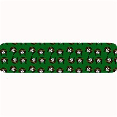 Retro Girl Daisy Chain Pattern Green Large Bar Mats by snowwhitegirl