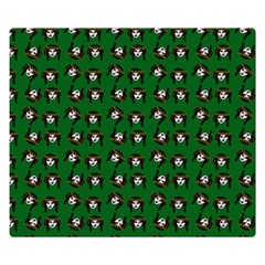 Retro Girl Daisy Chain Pattern Green Double Sided Flano Blanket (small)  by snowwhitegirl