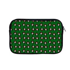 Retro Girl Daisy Chain Pattern Green Apple Macbook Pro 13  Zipper Case by snowwhitegirl