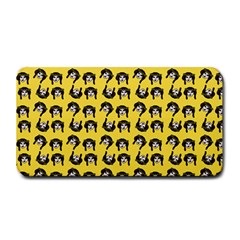 Retro Girl Daisy Chain Pattern Yellow Medium Bar Mats