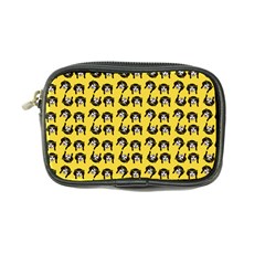 Retro Girl Daisy Chain Pattern Yellow Coin Purse by snowwhitegirl