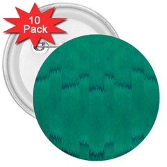 Love To One Color To Love Green 3  Buttons (10 Pack)  by pepitasart