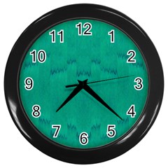 Love To One Color To Love Green Wall Clock (black) by pepitasart