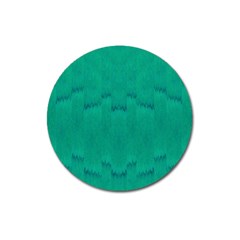 Love To One Color To Love Green Magnet 3  (round) by pepitasart