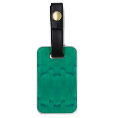 Love To One Color To Love Green Luggage Tag (one Side) by pepitasart