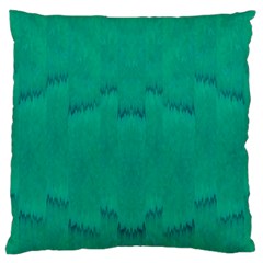 Love To One Color To Love Green Large Cushion Case (one Side) by pepitasart