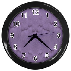 Love To One Color To Love Purple Wall Clock (black) by pepitasart