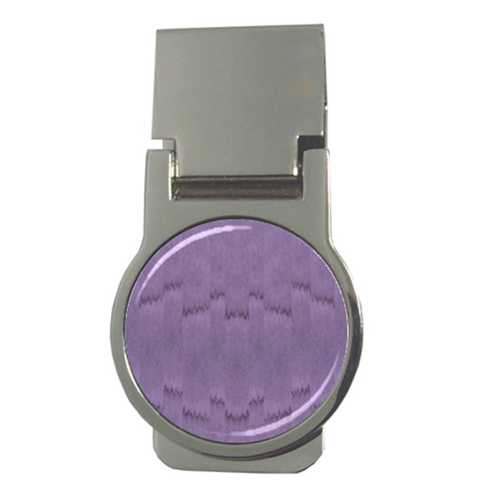 Love To One Color To Love Purple Money Clips (Round) 