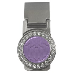 Love To One Color To Love Purple Money Clips (cz)  by pepitasart