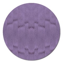 Love To One Color To Love Purple Magnet 5  (round) by pepitasart