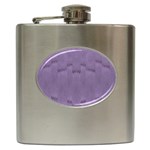 Love To One Color To Love Purple Hip Flask (6 oz) Front