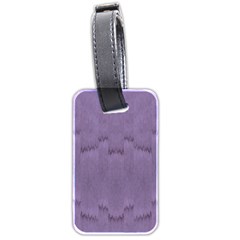 Love To One Color To Love Purple Luggage Tag (two Sides) by pepitasart