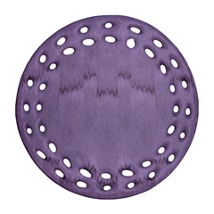 Love To One Color To Love Purple Ornament (round Filigree) by pepitasart