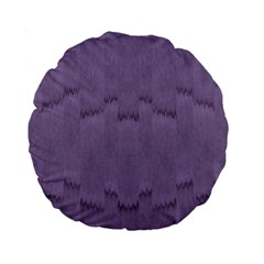 Love To One Color To Love Purple Standard 15  Premium Flano Round Cushions by pepitasart