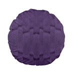 Love To One Color To Love Purple Standard 15  Premium Flano Round Cushions Front