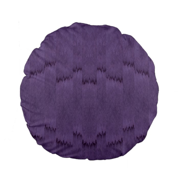 Love To One Color To Love Purple Standard 15  Premium Flano Round Cushions