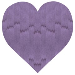 Love To One Color To Love Purple Wooden Puzzle Heart by pepitasart