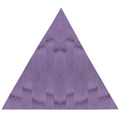 Love To One Color To Love Purple Wooden Puzzle Triangle by pepitasart